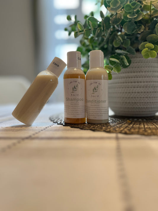 💧✨ Dúo de Mini Shampoo & Acondicionador de Coco ✨💧
