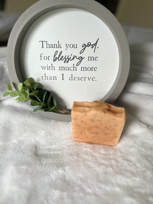 Orange & Poppy Seeds Soap